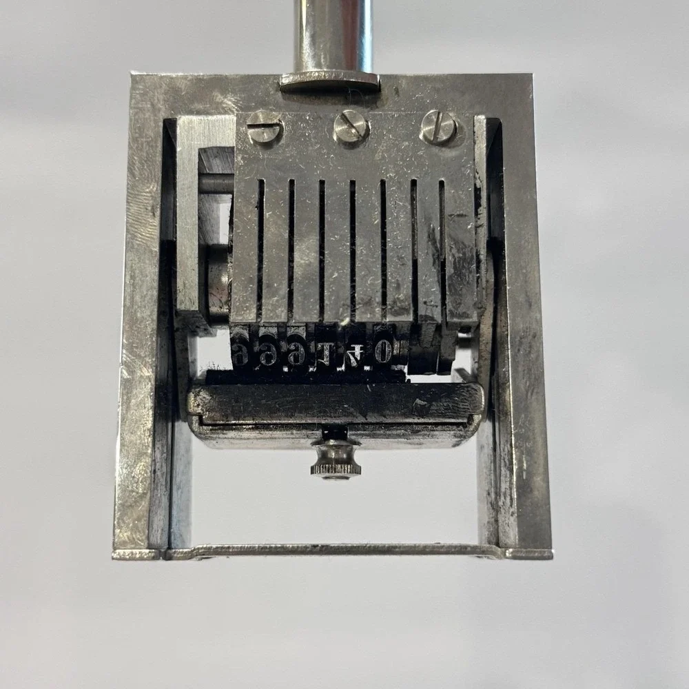 Vintage‎ General Numbering Machine 5 Action 6 Wheel Model 6-4 1/2 IOB Germany